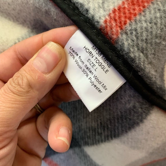 Original Montgomery Mens Abberley Duffle Coat Large Gray - Picture 6 of 7